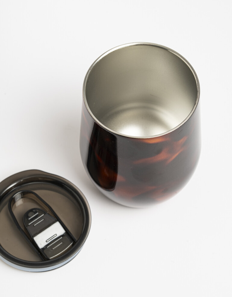 Artículos cocina Vasos Vaso Metálico Estampa Carey - Combinacion Marmol