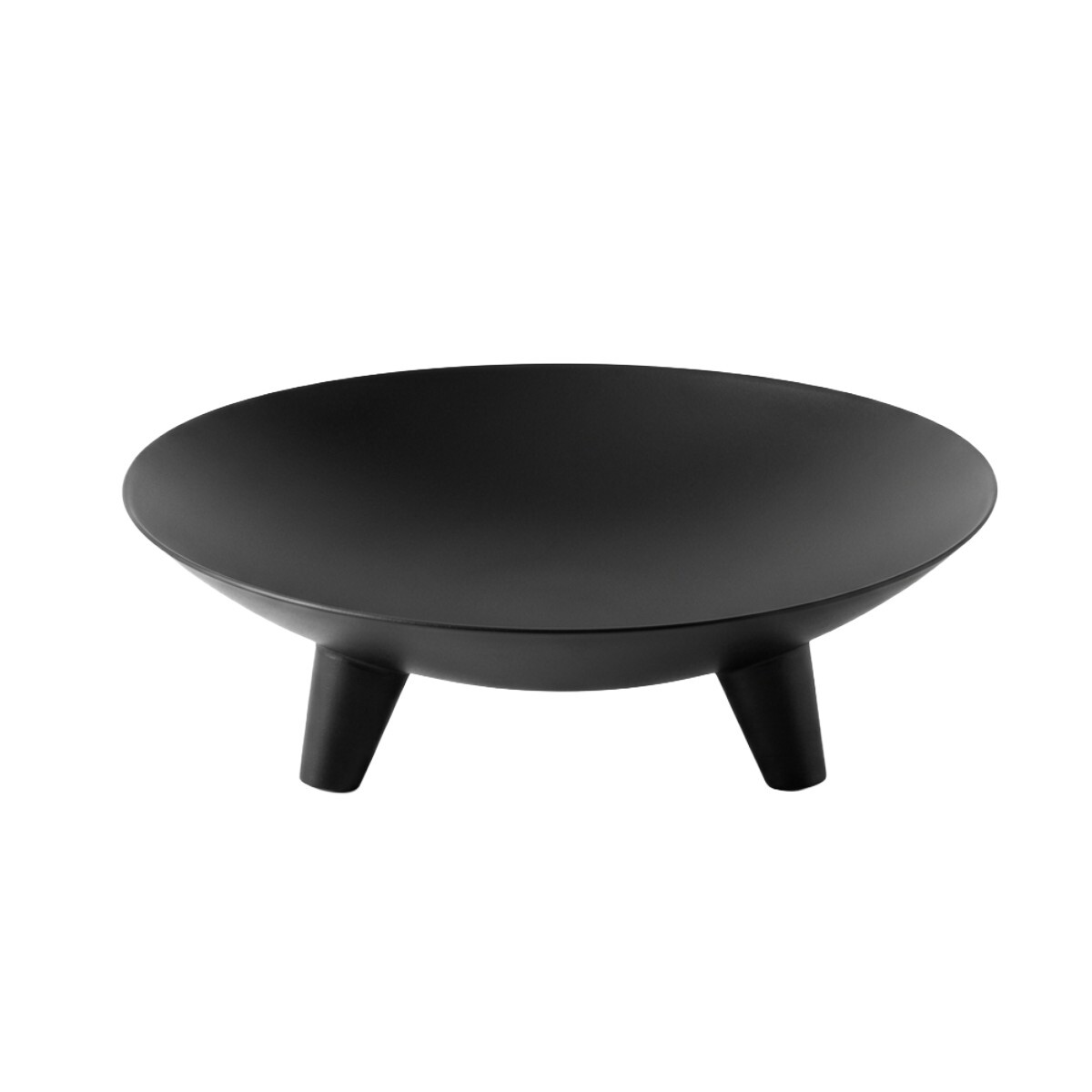 BANDEJA NEGRA C/BASE 25X8CM 