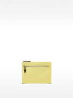 Tarjetero De Textura Suave amarillo