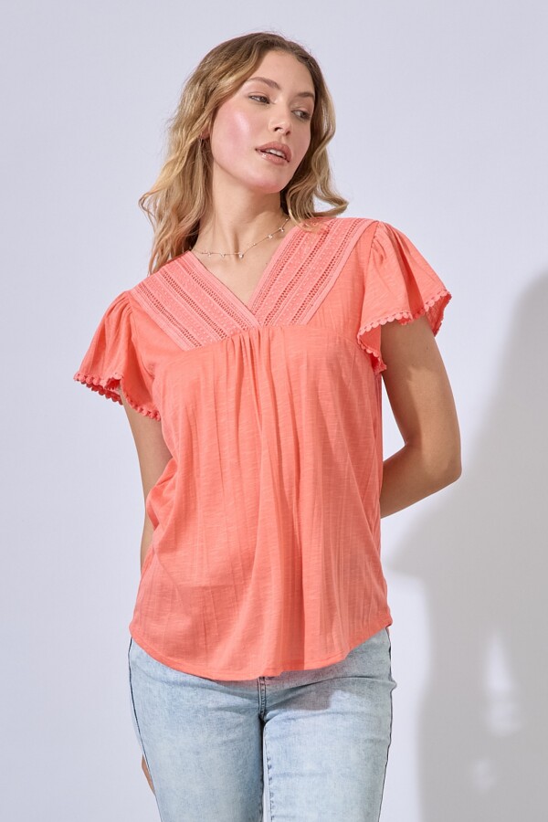 Blusa Puntilla CORAL