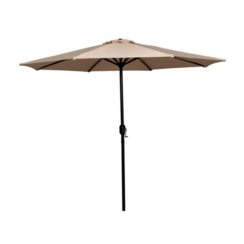 Sombrilla de Patio 270 cm Taupe Sombrilla de Patio 270 cm Taupe