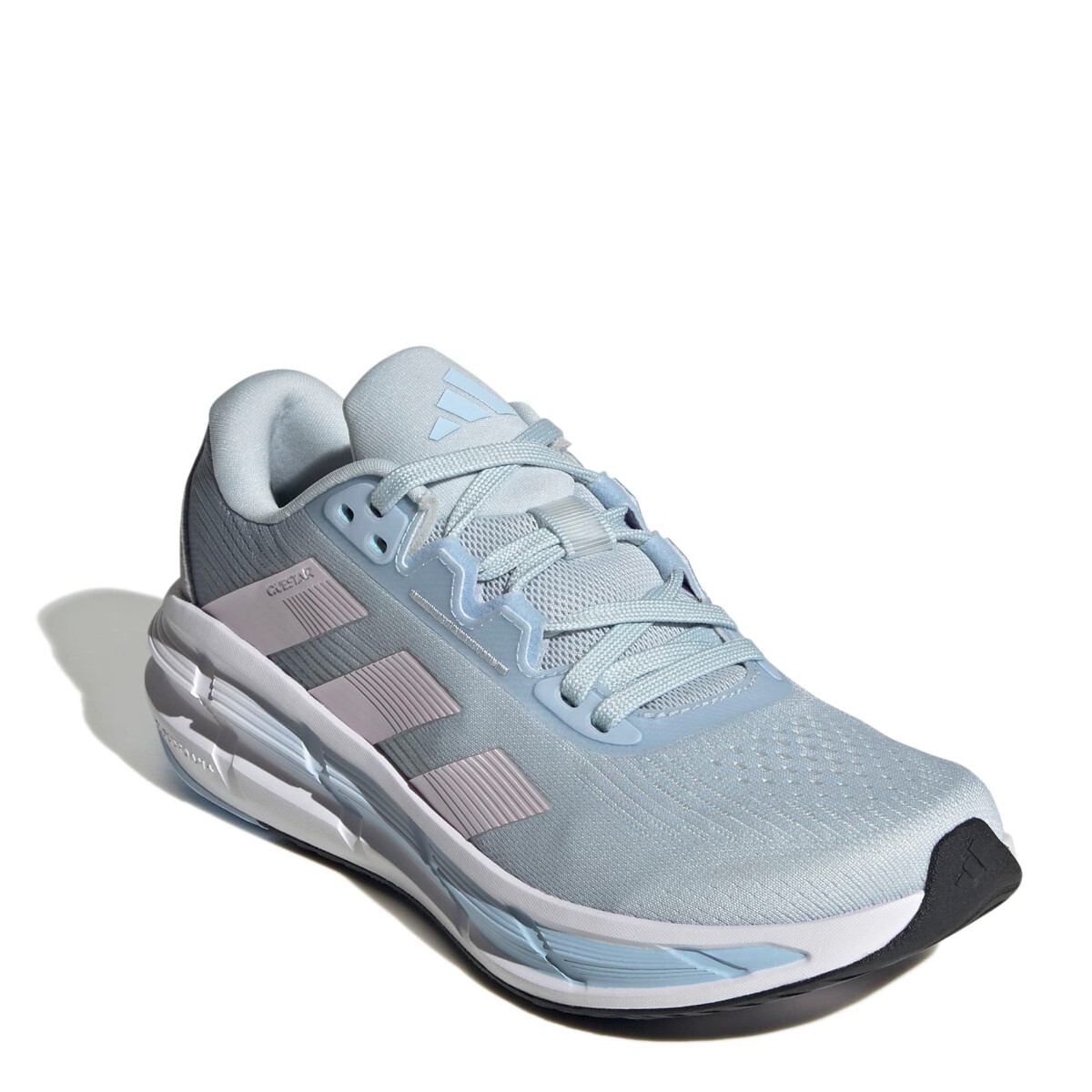 Championes de Mujer Adidas Running Questar 3 - Celeste - Rosado 