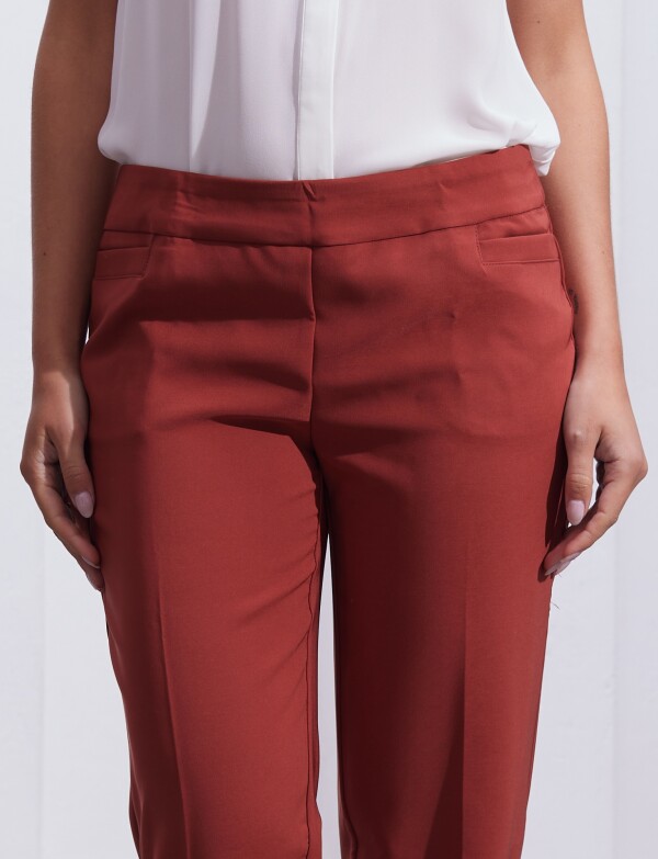Pantalon Pull On TERRACOTA