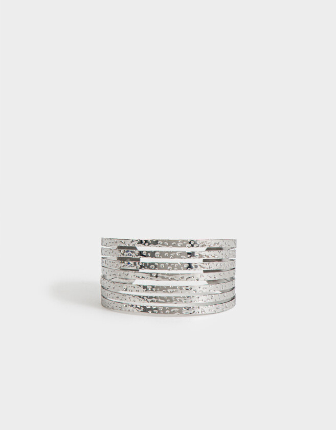 Brazaletes Metal diferenciado Brazalete De Metal - Plateado