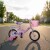 Bicicleta infantil Shengdi Rod 12 Canasto Parrilla Rueditas Color Rosa Claro