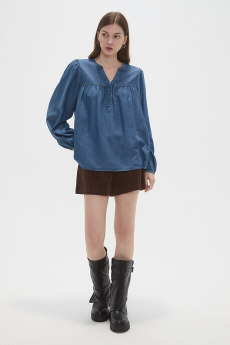 Blusa Mertan Azul