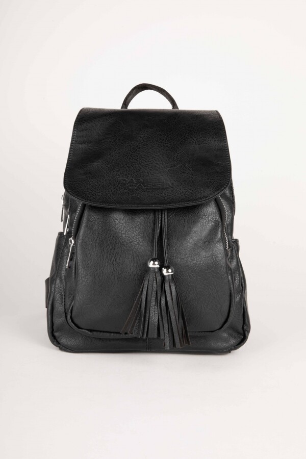 MOCHILA TULIPA Negro