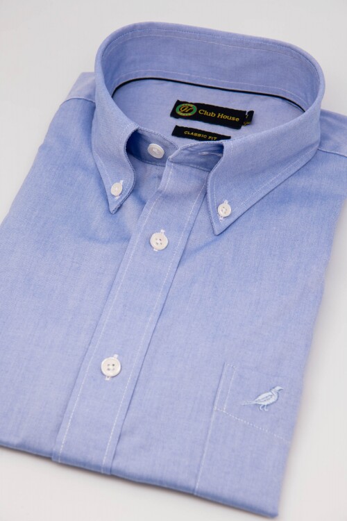 Camisa Button Down - Non Iron Celeste