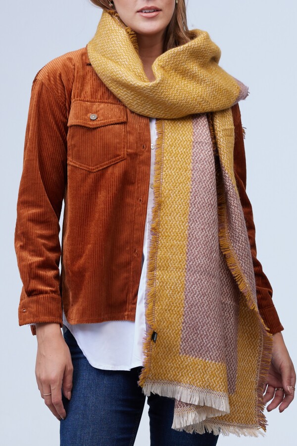 Bufandon Colorblock MOSTAZA/MULTI