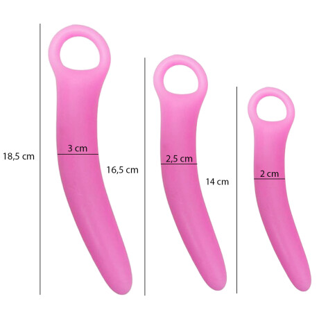 Dilatador de Silicona Combo X3 Tamaños Dilatador de Silicona Combo X3 Tamaños