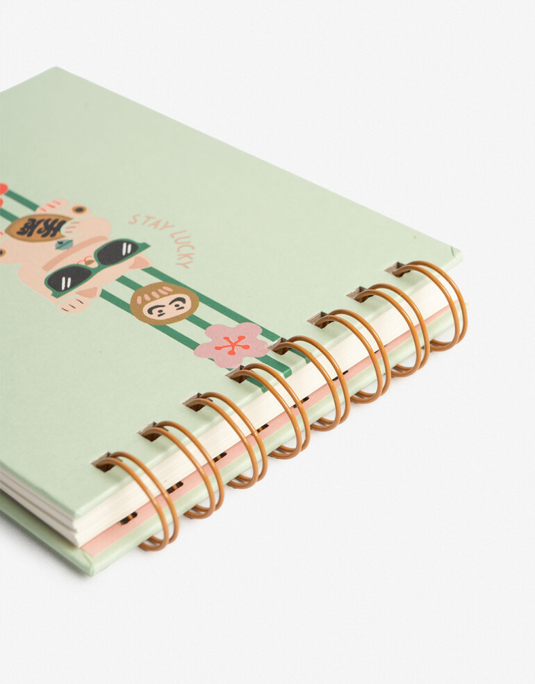 Anotadores Cuadernos y Memos Cuaderno Anotador "lucky Cats" - Combinacion Multicolor