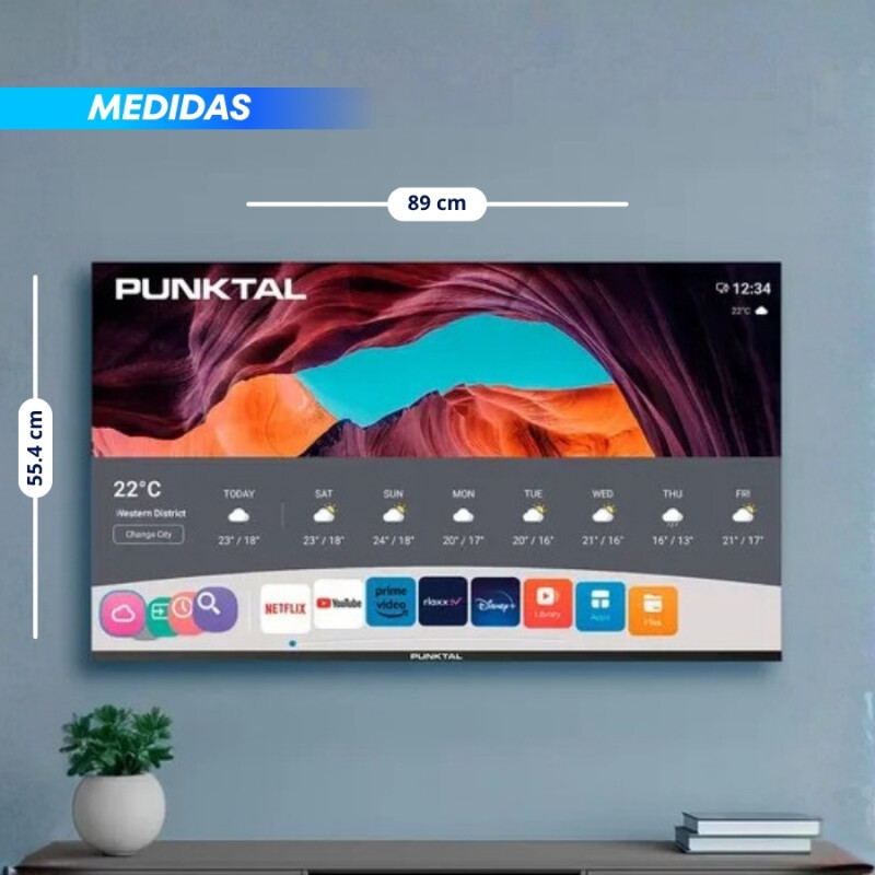 PANTALLA SMART TV PUNKTAL 40" Pantalla Smart Tv Punktal 40"