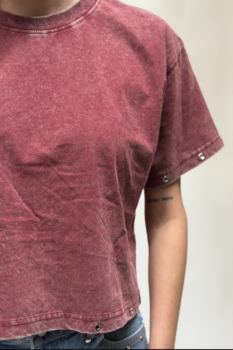 Remera Acid bordó Remera Acid bordó