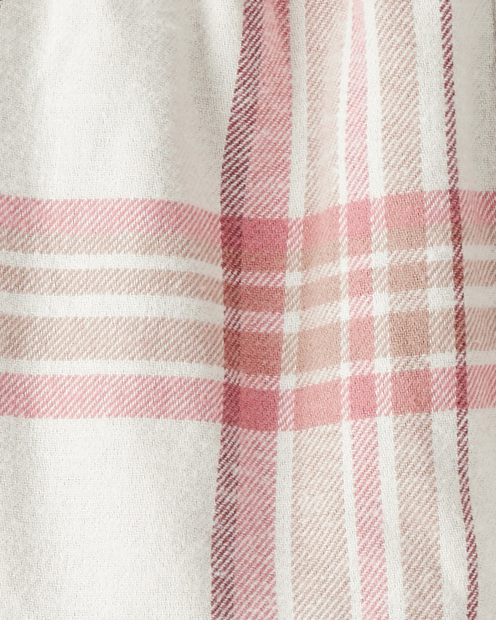 Vestido de franela y vincha, diseño a cuadros Sin color