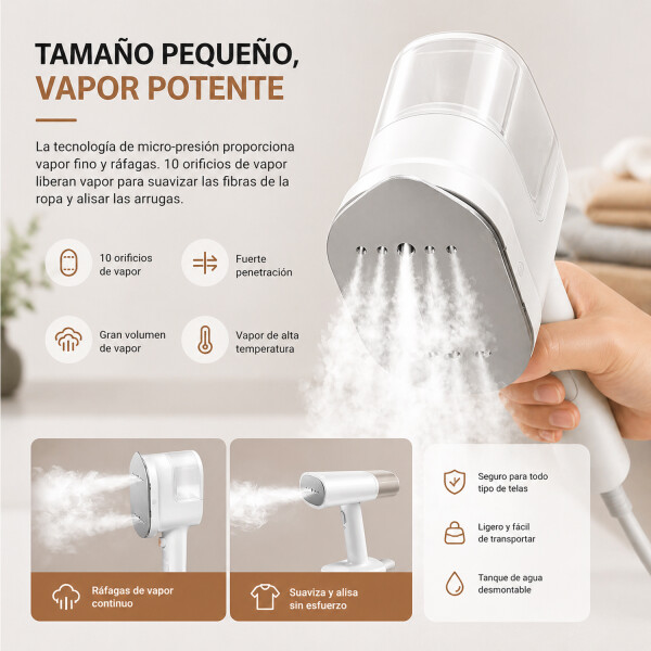 Plancha A Vapor Xiaomi Handheld Steam Iron Portátil PLANCHA VAPOR XIAOMI HANDHELD STEAM IRON