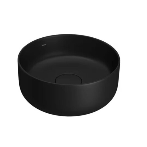 Bacha de apoyo redonda 30 cm negro mate Deca Bacha De Apoyo Redonda 30 Cm Negro Mate Deca