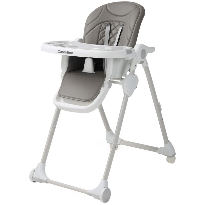 Silla de Comer para Bebés Carestino Petra Ajustable Gris Oscuro