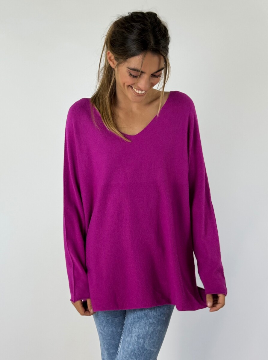 SWEATER AGATA - FUCSIA 