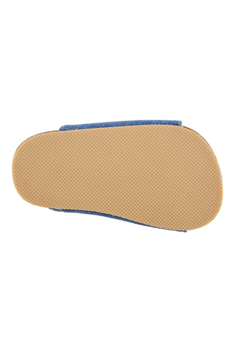 Sandalias de bebé, con velcro, chambray Sin color