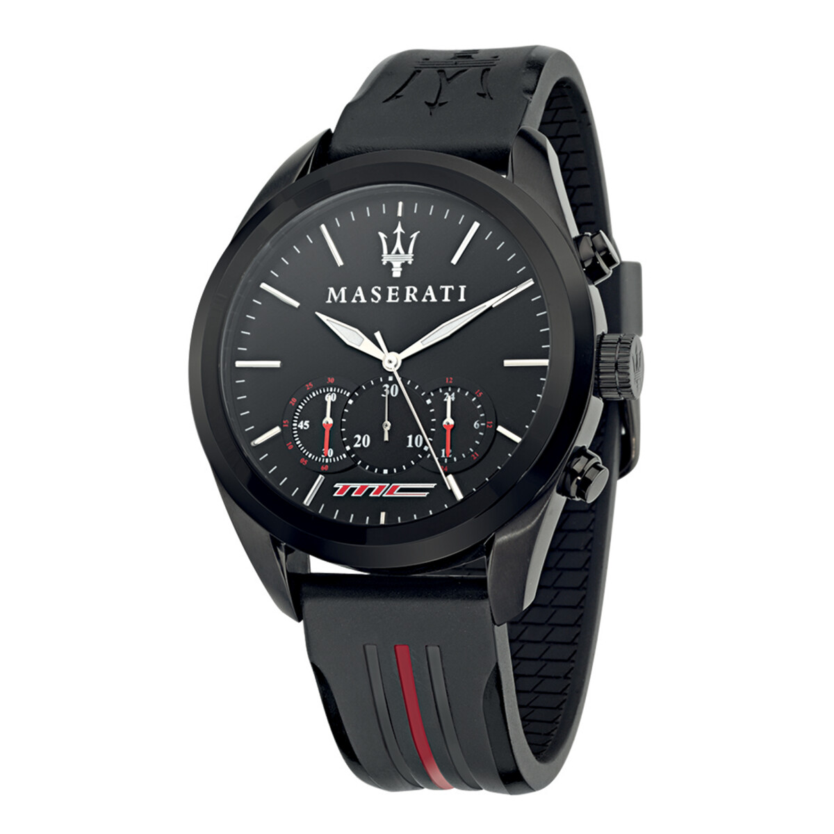 Reloj Maserati Deportivo/Fashion Silicona Negro 