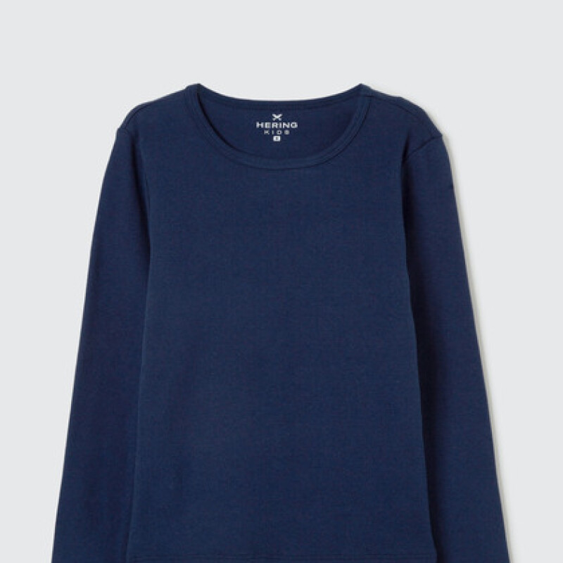 BLUSA ML FEM AZUL OSCURO