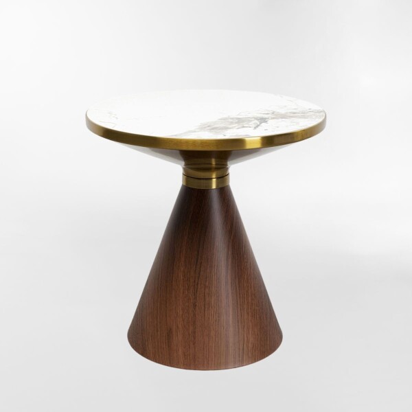 MESA AUXILIAR CONO CERAMIC Blanco - Small