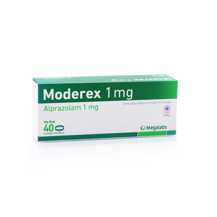 MODEREX 1 MG. CJ X 40 COMP. única