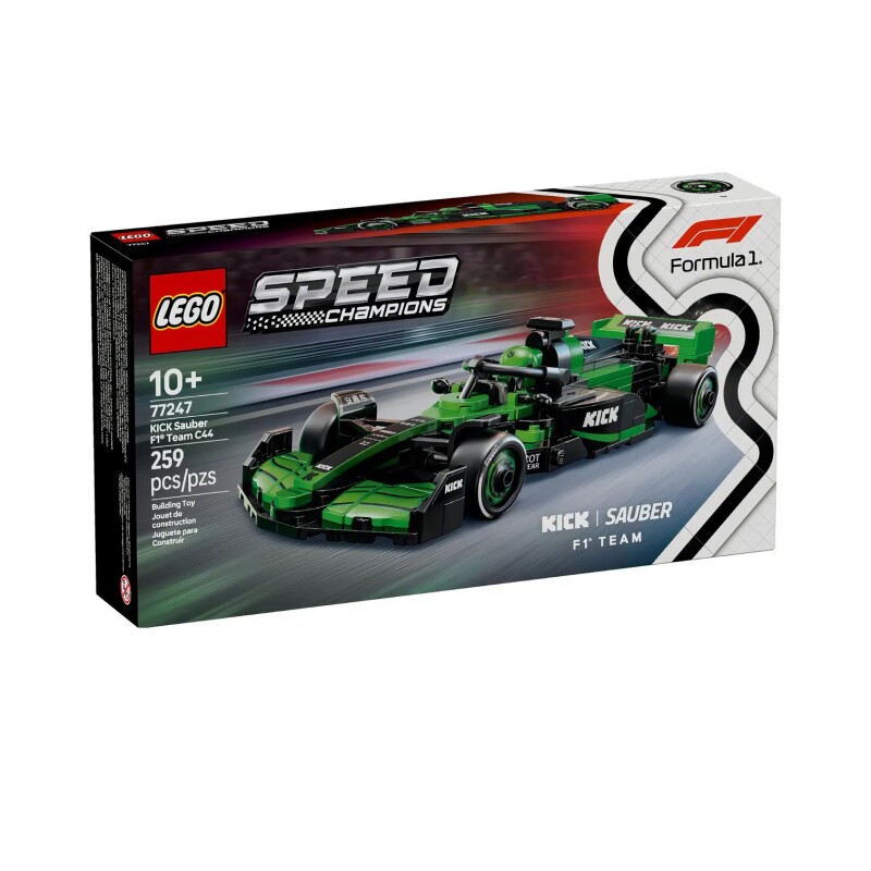 LEGO Speed Champions KICK Sauber F1 Team C44 Auto de Carreras 10+ LEGO SPEED CHAMPIONS AUTO DE CARRERAS KICK SAUBER F1 TEAM C44 10+