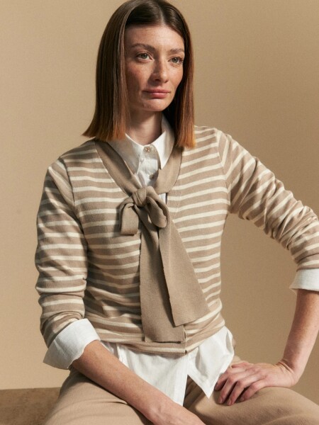 SACO ALLIE MANDARINE BEIGE