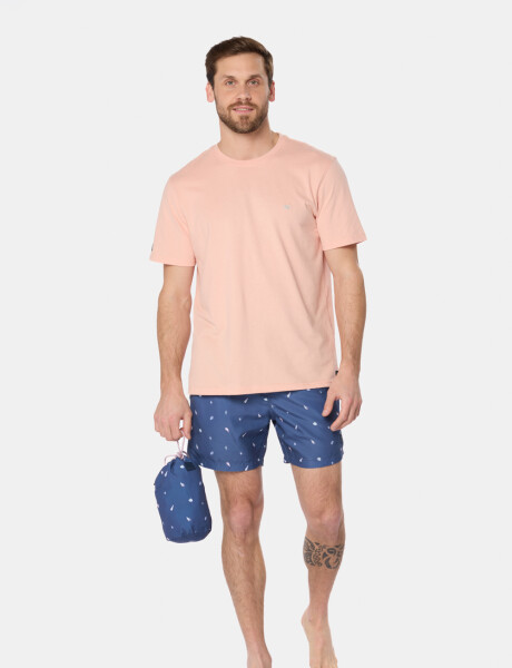 SHORT ESTAMPADO Azul