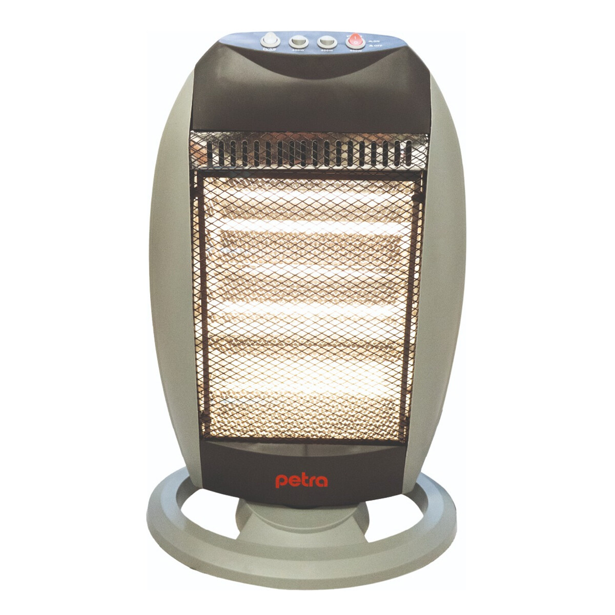 Estufa Calefactor Halógena Oscilante Petra Pet-1200w 