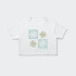 Remera Crop Stance Sleeve Blanco