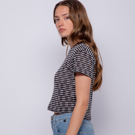 REMERA REX Negro/Blanco