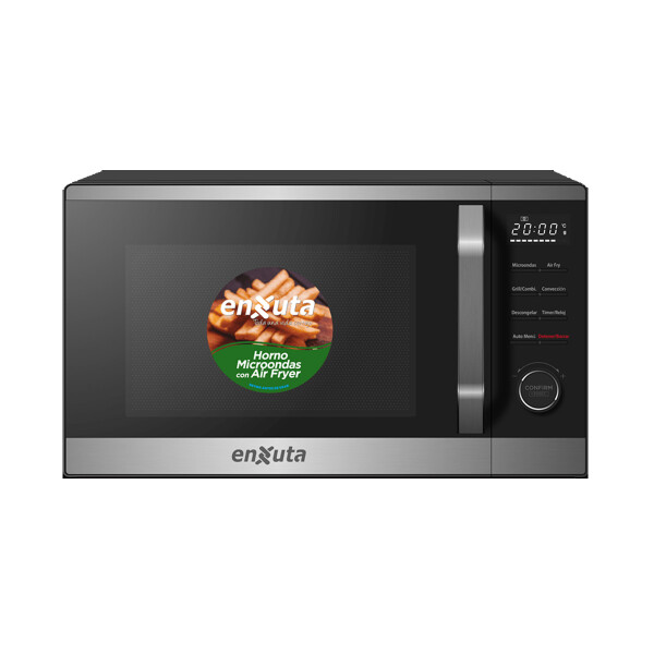 MICROONDAS AIR FRYER CON GRILL Y CONVECCIÓN DE 23 LTS INOX ENXUTA MICROONDAS AIR FRYER CON GRILL Y CONVECCIÓN DE 23 LTS INOX ENXUTA