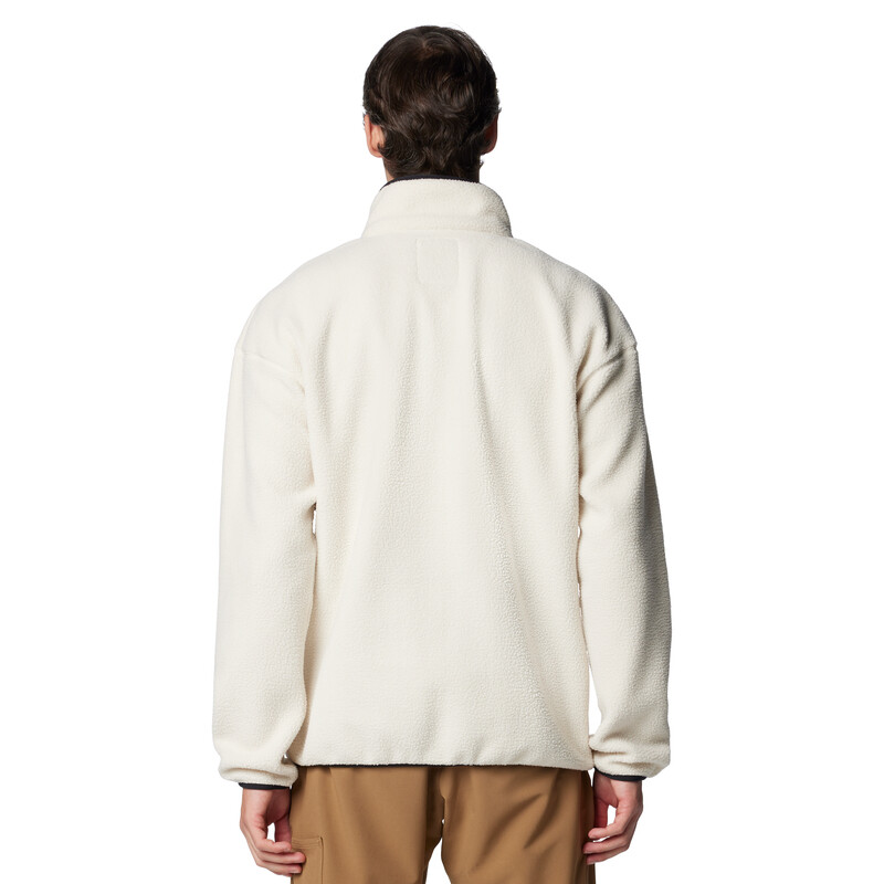 Campera Helvetia II Half Snap Hombre CHALK