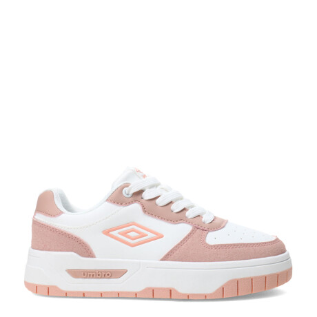 Championes de Niña Umbro Milo Bold Blanco - Rosado