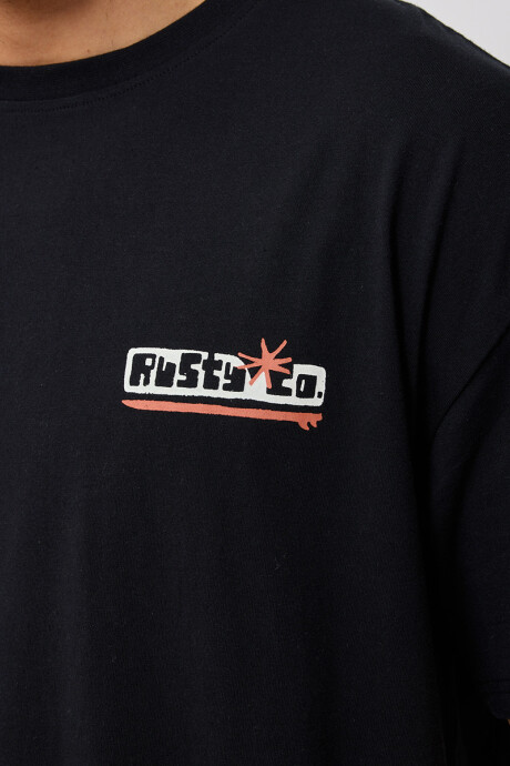 T-SHIRT BOBLU RUSTY Negro