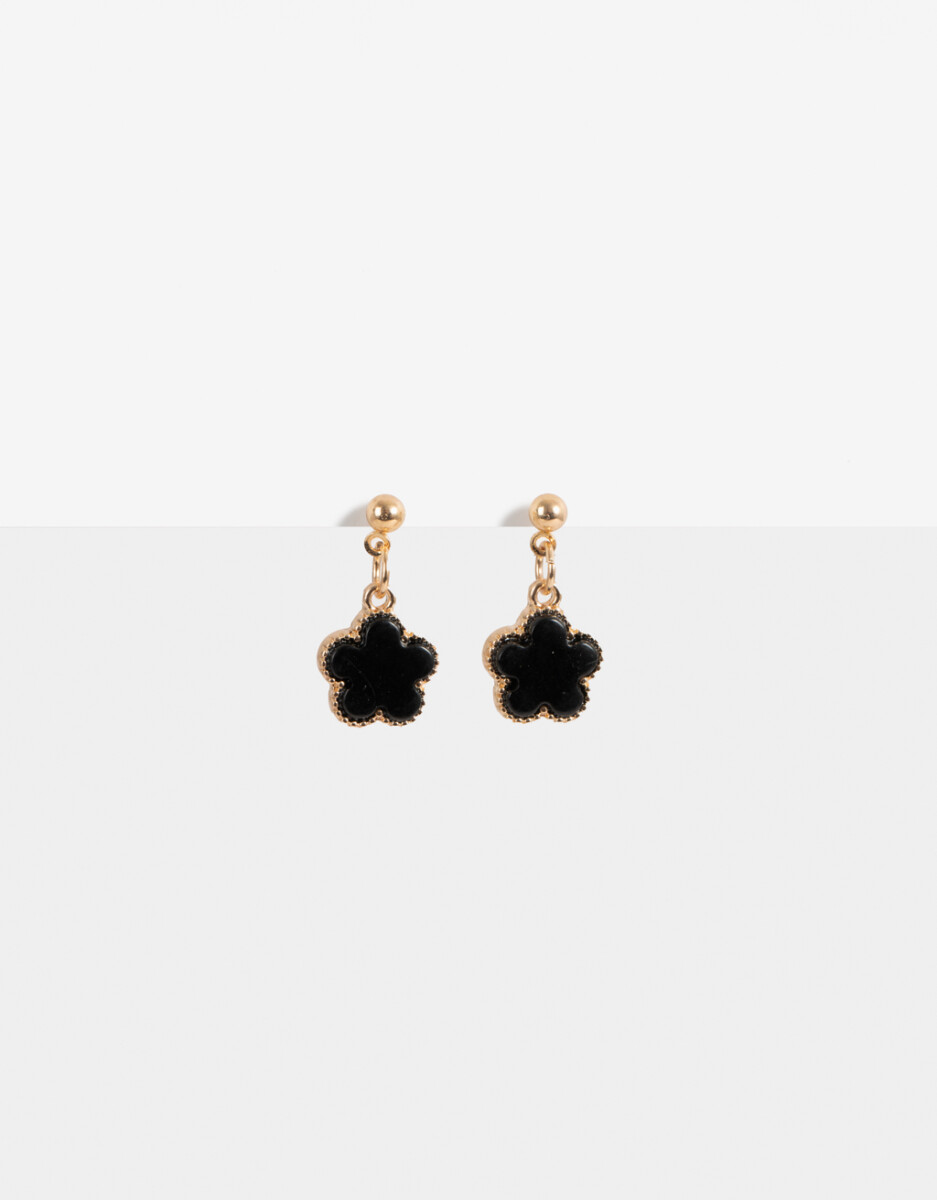 Aros Colgantes Flor Lucky 