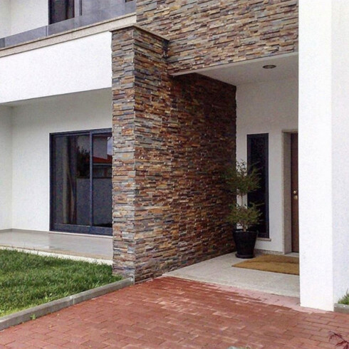 PIEDRA ARDOSIA NATURAL OXIDO RECTANGULAR 15X55 GAMAS DE MARRON
