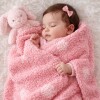 Manta peluche rosado Carters Manta peluche rosado Carters