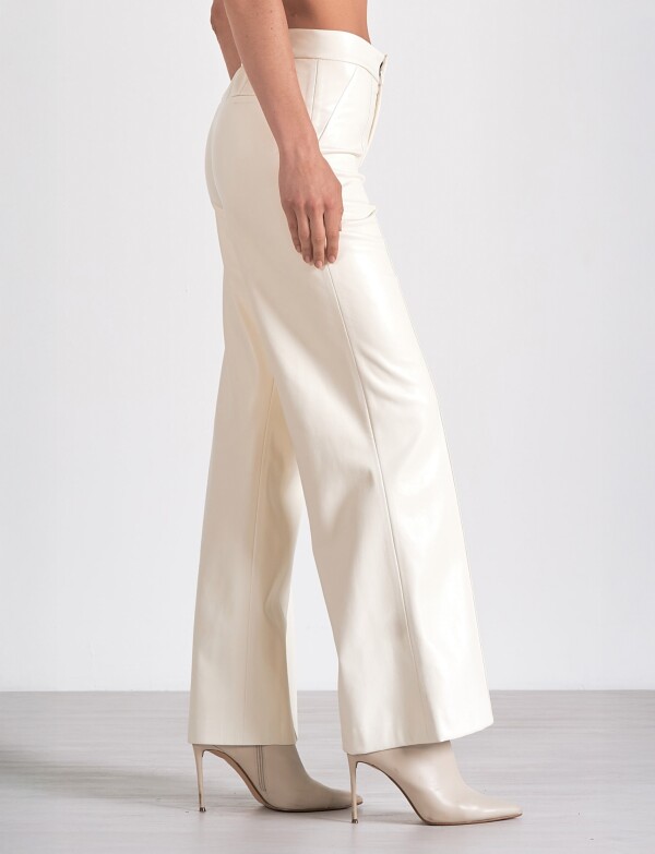 Pantalon Eco Cuero CRUDO
