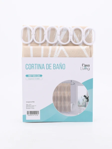 CORTINA PEVA 0,1MM BEIGE