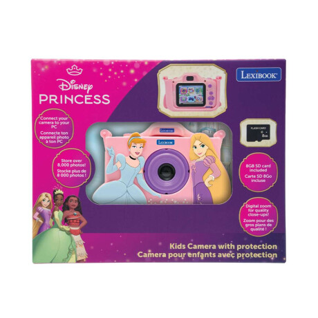 Cámara Digital Multifuncional Recargable Princesas Disney Lexibook Disney princesas