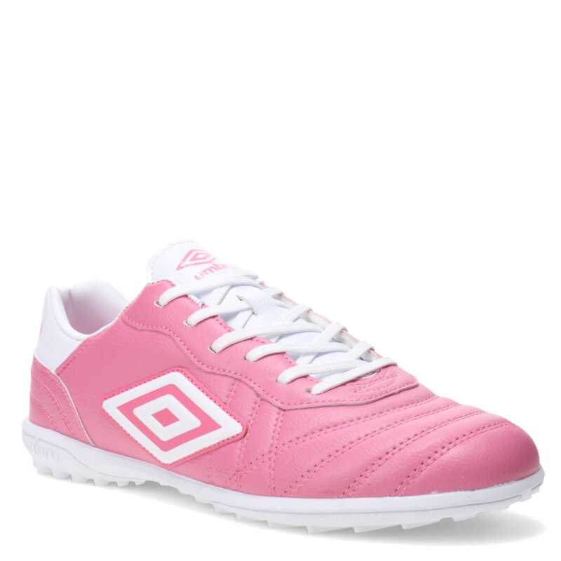 Championes de Fútbol 5 Hombre Umbro Touch TF Rosado - Blanco