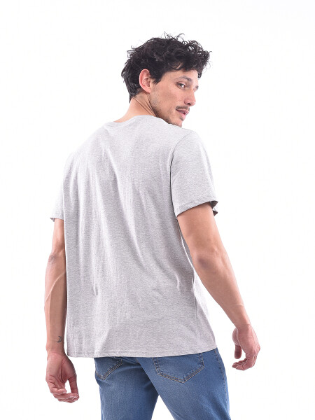 REMERA NAUPLIA GRIS MELANGE M
