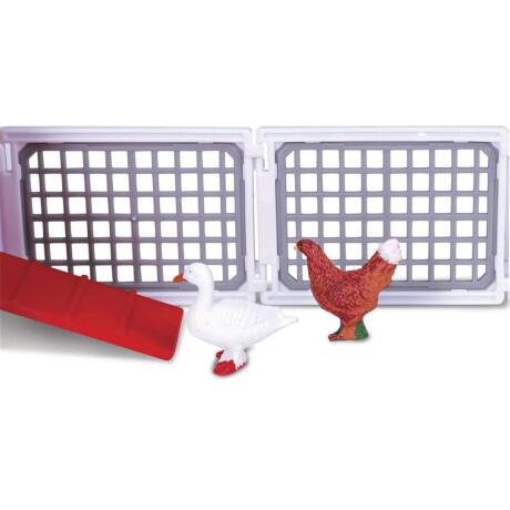 Bburago Juego de Granja Gallinas Tractor Fendt FarmLand