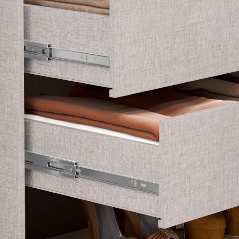 Ropero Seúl Premium – 2 Puertas Corredizas 100% MDF Freijó/Off White Ropero Seúl Premium – 2 Puertas Corredizas 100% MDF Freijó/Off White