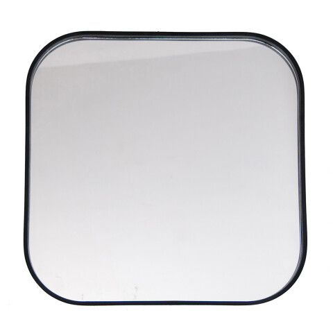 ESPEJO MADERA 40x40CM REDONDEADO NEGRO ESPEJO MADERA 40x40CM REDONDEADO NEGRO