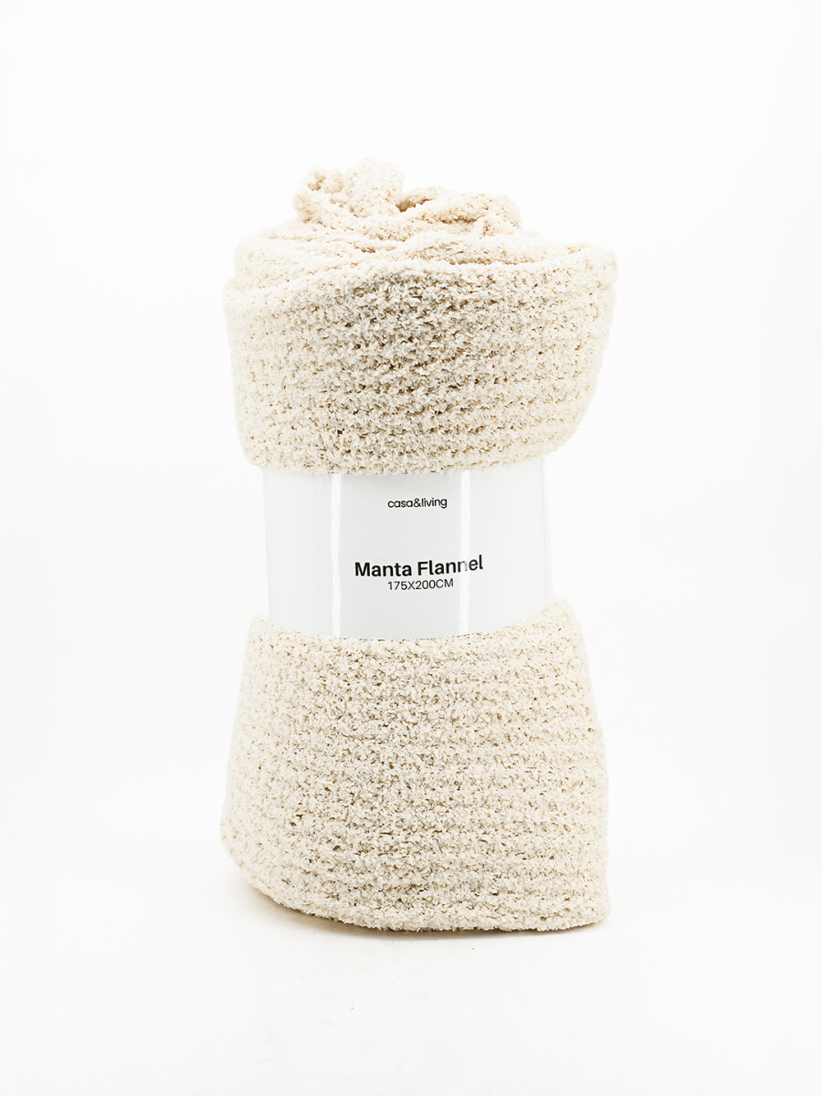 MANTA FLANNEL - BEIGE 