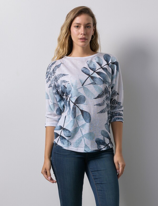 Buzo Print BLANCO/MULTI